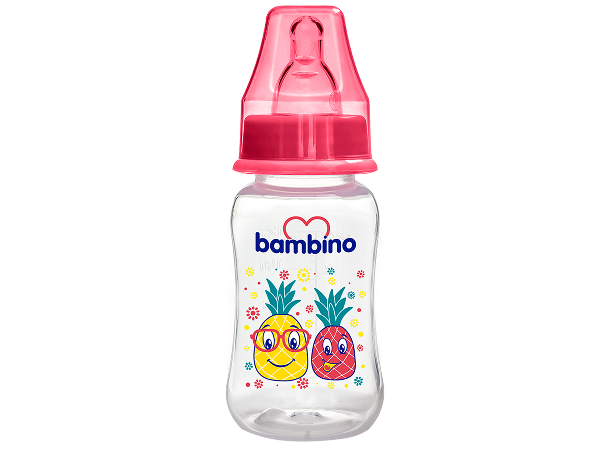 BAMBINO BABY B026 ბოთლი ერგონომიული პოლიპროპილენის 150მლ