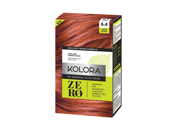 თმის საღებავი Aroma Kolora Zero N 6.4