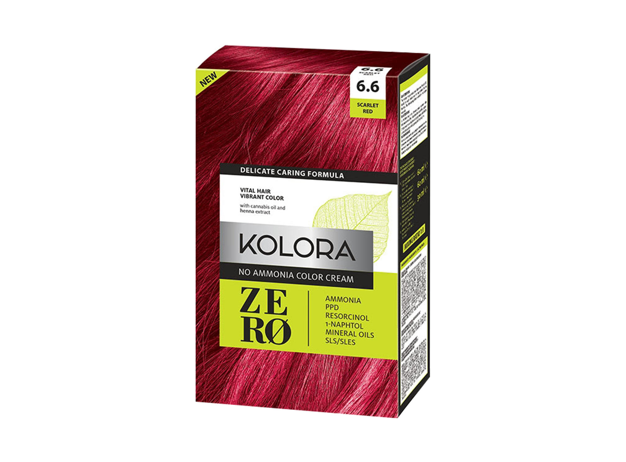 თმის საღებავი Aroma Kolora Zero N 6.6