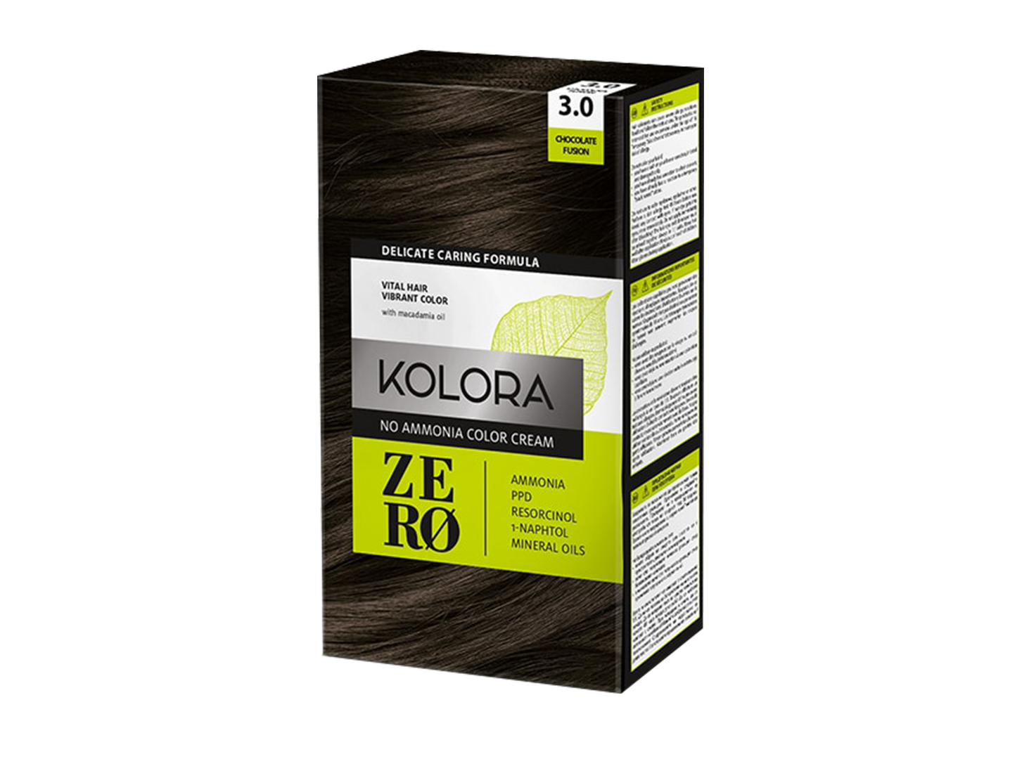თმის საღებავი Aroma Kolora Zero N 3.0
