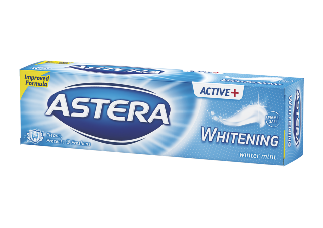 Astera Active + კბილის პასტა მათეთრებელი